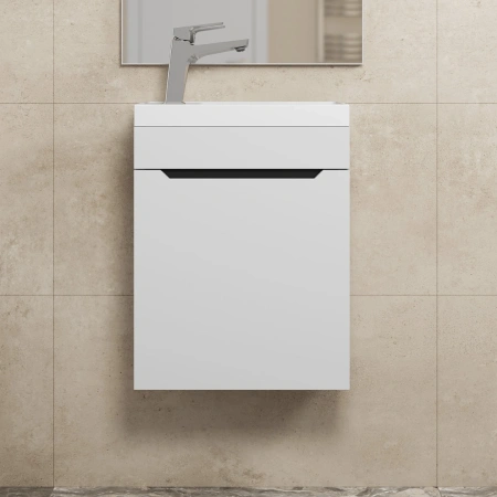 Тумба под раковину Uperwood Tanos 40 TTanos40WG белый/графит фото