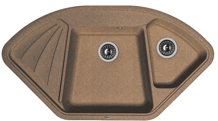 Кухонная мойка КАПРИ Florentina 20.185.J1060 коричневый фото