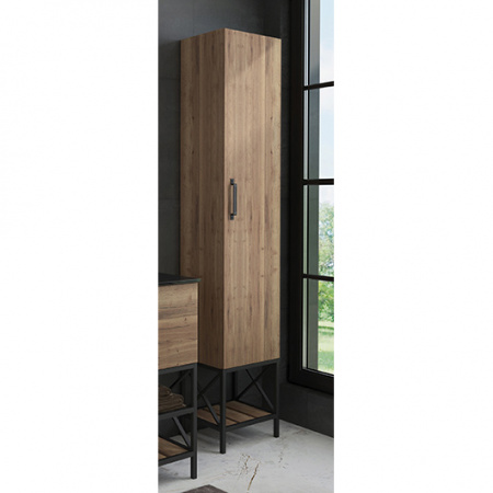 Пенал Comforty Бредфорд-40 дуб темный фото