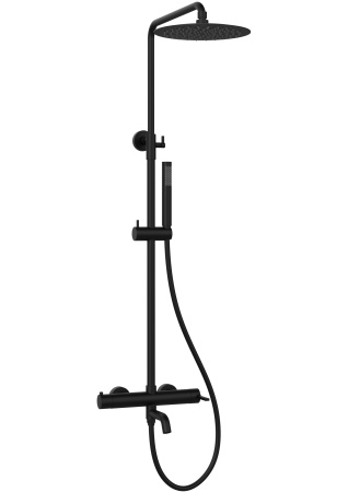 Душевая система Vincea Villa VSFS-1VL1MB черная матовая фото