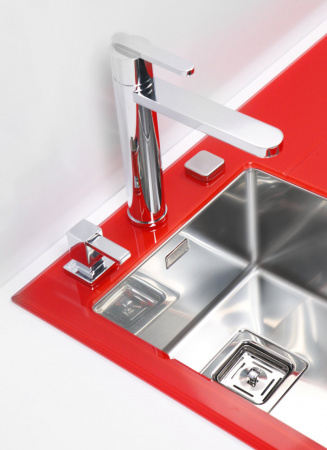 Мойка для кухни Alveus Karat 10 Красный чаша слева фото