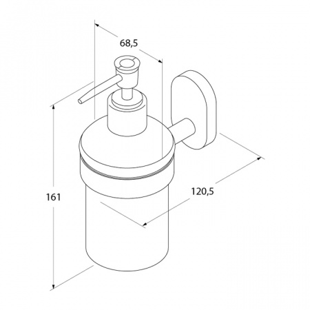 Дозатор для жидкого мыла Iddis Mirro Plus MRPSBC0i46 фото