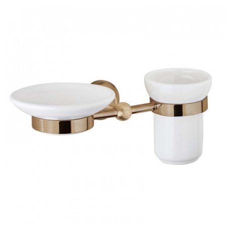 Стакан для зубных щеток с мыльницей Cezares Aphrodite APHRODITE-STTS-02 фото