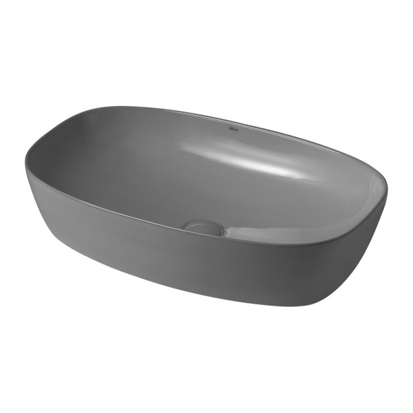 Накладная раковина Abber Rechteck AC2206MG 60x39 серая матовая фото