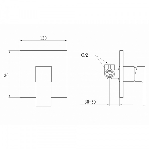 Смеситель для душа Ganzer GZ51 GZ 5103E фото
