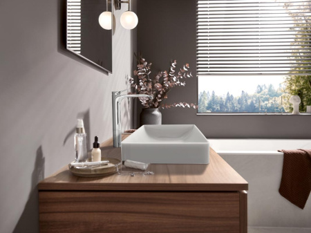 Высокий смеситель для раковины Hansgrohe Vivenis 75040000 хром фото
