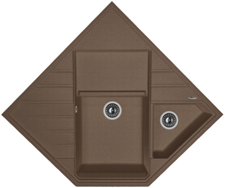 Кухонная мойка БОМБЕИ1/2 Florentina 20.375.J0900 мокко фото