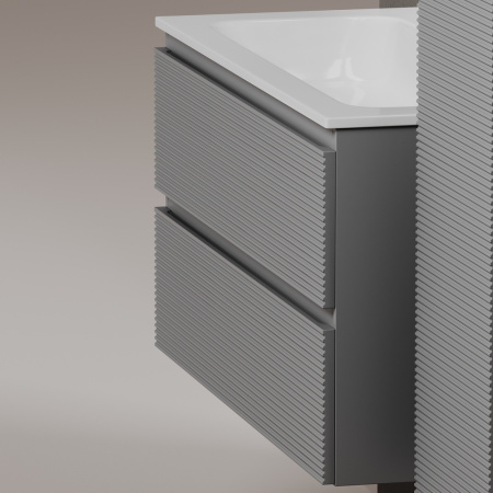 Тумба под раковину Sancos Folk FL60ES Ergraut soft фото