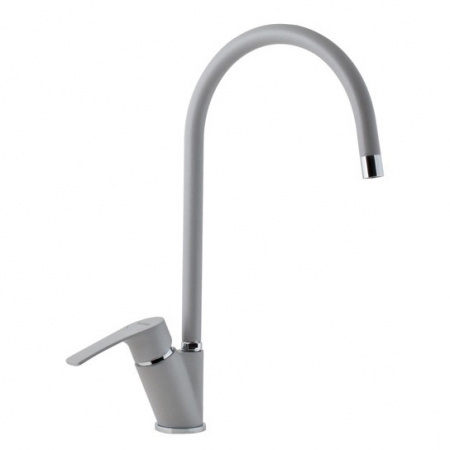 Смеситель для кухни Ewigstein 5023501 серый металлик фото
