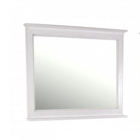 Зеркало ASB-Woodline Прато 100 9646 белое фото