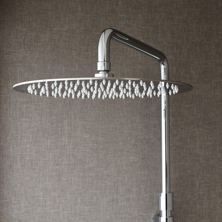 Душевая система (стойка) Jacob Delafon Metro E26589-CP с полкой фото