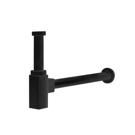 Сифон для раковины Cezares CZR-B-SMQ-NOP Черный матовый фото