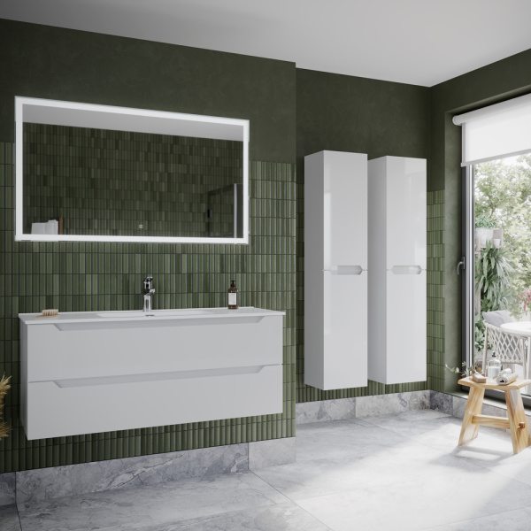 Тумба под раковину Sancos Norma 2.0 NR2.0120-1W белый глянец фото