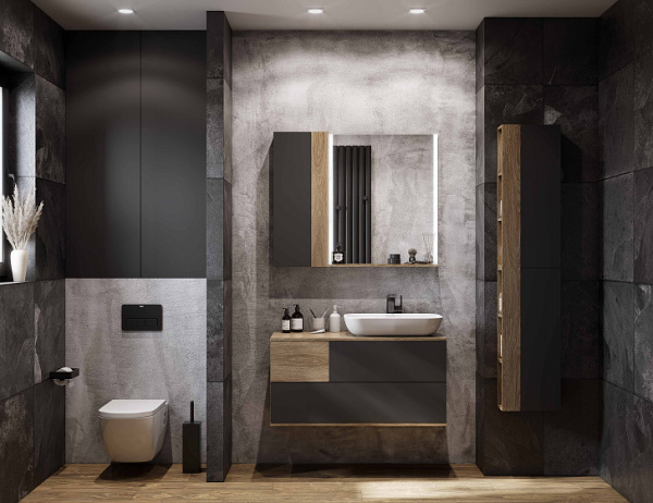 Шкаф для зеркала Акватон Терра 35 1A247103TEKA0 фото