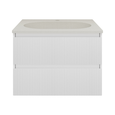 Тумба под раковину Vincea Welle 60 VMC-2WL600MW M.White Soft-touch фото