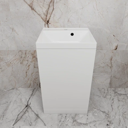 Тумба напольная Style Line Моно ЛС-00002449 белая фото