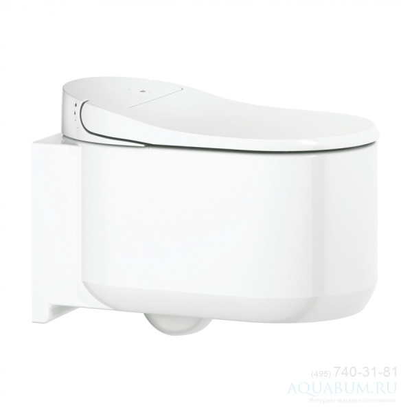 Комплект Grohe Sensia Arena 118922 подвесной унитаз с биде + инсталляция + кнопка фото