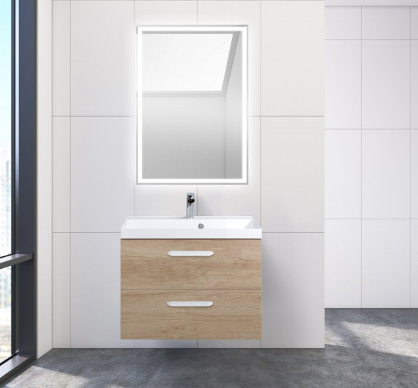 Тумба под раковину BelBagno Aurora 70 AURORA-700-2C-SO-RNN дуб натуральный фото