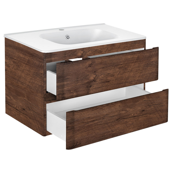 Тумба под раковину Vincea Vico VMC-2V800RW 80 см R.Wood фото