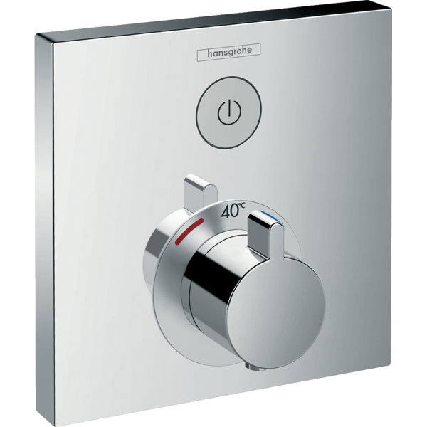 Термостат с запорным вентилем Hansgrohe ShowerSelect 15762000 фото