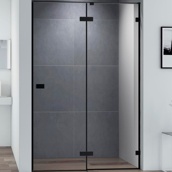 Душевая дверь Cezares Bellagio BELLAGIO-B-12-100-C-NERO фото