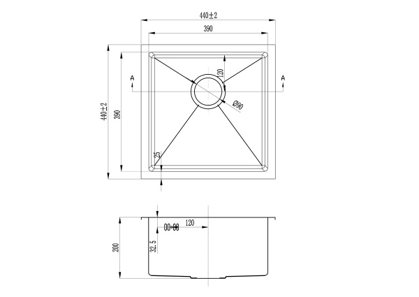 Мойка кухонная Zorg Inox RX RX-4444 фото