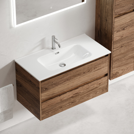 Тумба под раковину Sancos Libra LB90ECH дуб чарльстон фото