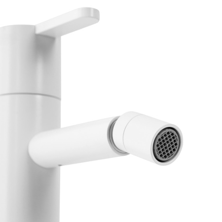 Смеситель для биде Cezares Leaf LEAF-BSM-BIO Белый матовый фото