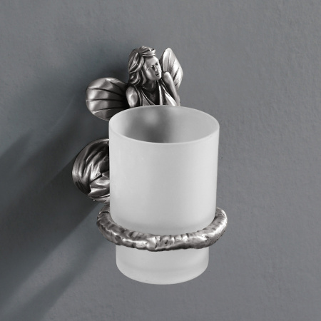 Стакан для зубных щеток Art&Max Fairy AM-B-0984-T серебро фото