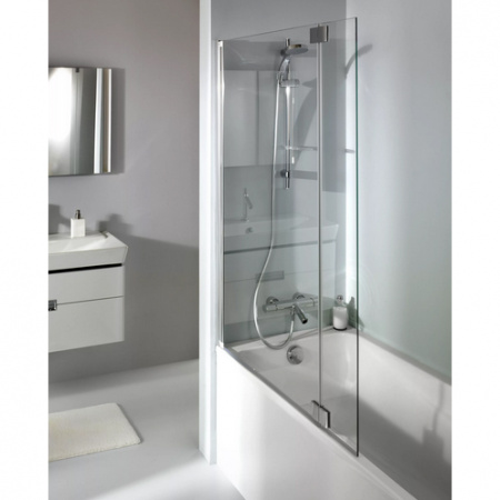 Шторка для ванны распашная Jacob Delafon Bain Douche Neo E4930-GA прозрачное стекло фото