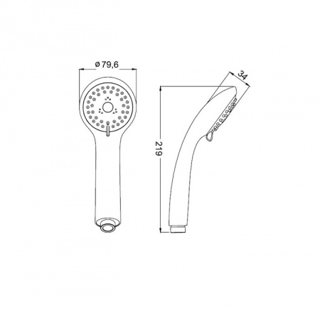 Душевая лейка Iddis Hand Shower A11031 фото