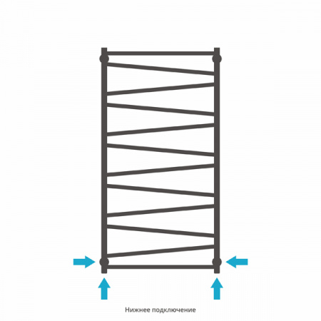 Полотенцесушитель водяной Сунержа Сирокко 120х60 00-0253-1260, хром фото