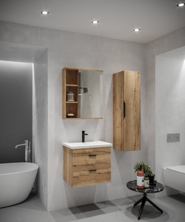 Зеркало-шкаф Grossman Форта 60 206003 дуб галифакс фото