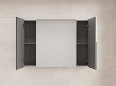 Зеркальный шкаф Style Line Лима 100 ЛС-00002343 графит фото