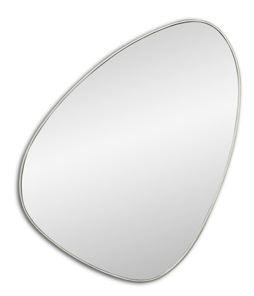 Зеркало в тонкой раме Art-Zerkalo Sten S Silver SM119SL 66x83 серебро фото