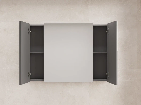 Зеркальный шкаф Style Line Лима 100 ЛС-00002343 графит фото