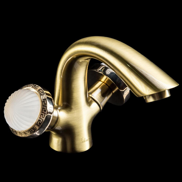 Смеситель для раковины двухвентильный Boheme Satine 311-ST фото