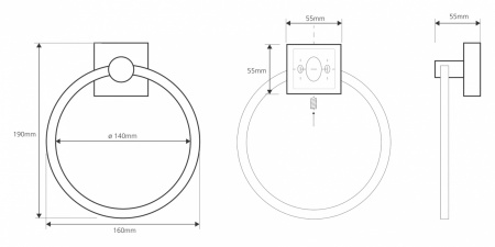 Полотенцедержатель Bemeta Beta 132104062 фото
