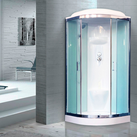 Душевая кабина Royal Bath HK RB90HK6-WT-CH 90x90 фото
