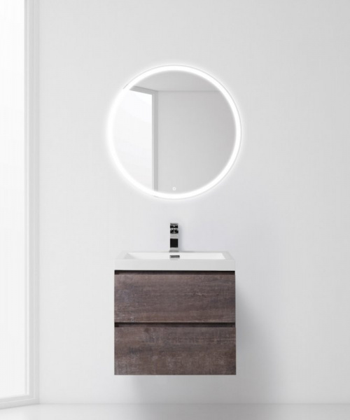 Тумба под раковину BelBagno Luce 60 LUCE-600-2C-SO-PT коричневый матовый фото