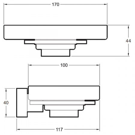 Мыльница настенная Jacob Delafon Mecanique E77868-CP фото