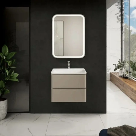 Тумба под раковину Aquame S4 AQM900460BG 60 см, бежевая фото