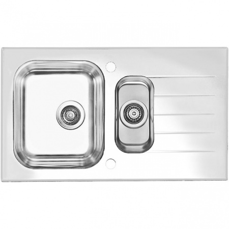 Мойка для кухни Alveus Glassix 20 белый 860X500 фото