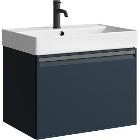 Тумба под раковину Aqwella Pure 66 PUR0165GRM серая фото