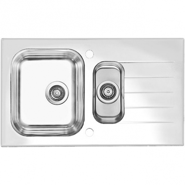 Мойка для кухни Alveus Glassix 20 белый 860X500 фото