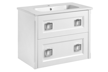 Тумба с раковиной ASB Woodline Рома 80П 10856 фото