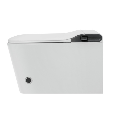 Электронный унитаз-биде импульсный Abber Rechteck AC1215S с инсталляцией AC0101P2 фото