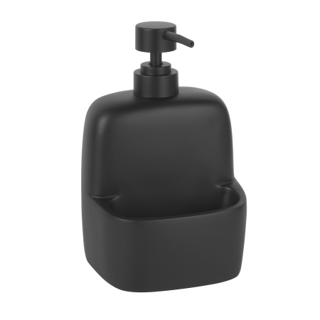 Дозатор для жидкого мыла с емкостью для губки WasserKRAFT K-8499BLACK фото