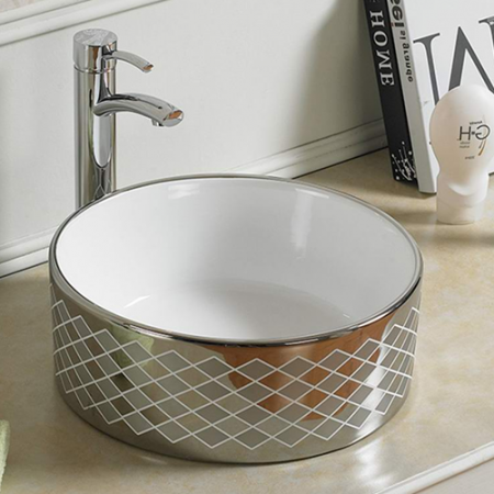 Накладная раковина CeramaLux NC 7078ASP 40,5х40,5 фото