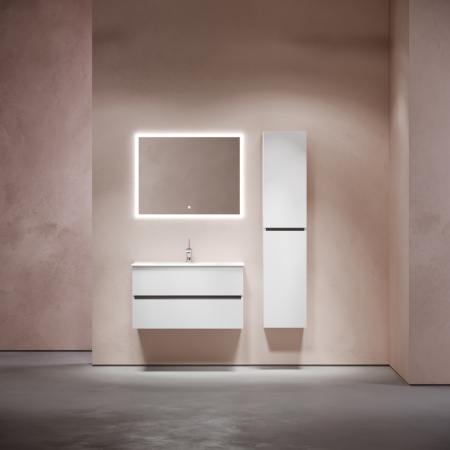 Тумба под раковину Sancos Urban UR90W белый глянец фото